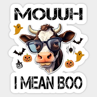 Mouuh, I Mean Boo Sticker